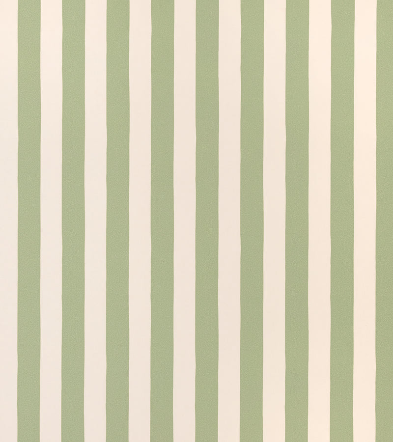 Tangier Olive Stripe Wallpaper