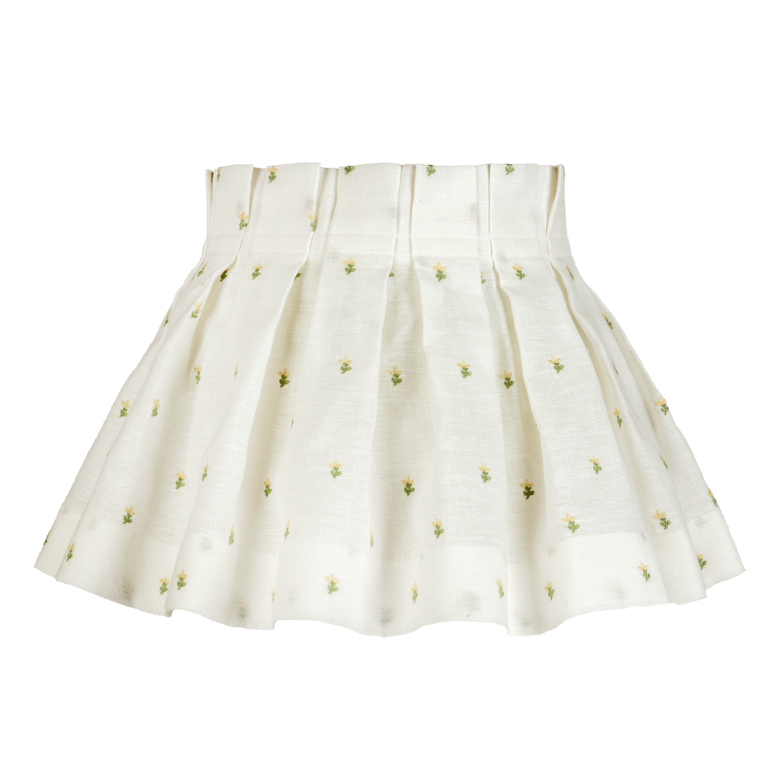 Embroidered Margarita Linen Loose Box Pleat Lampshade