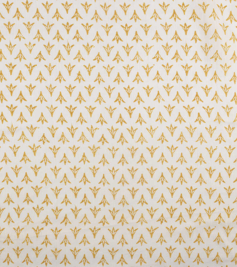 Daffodil Papaya Linen Fabric