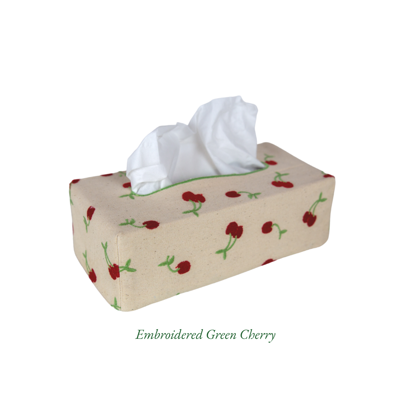 The OG Embroidered Tissue Box Cover