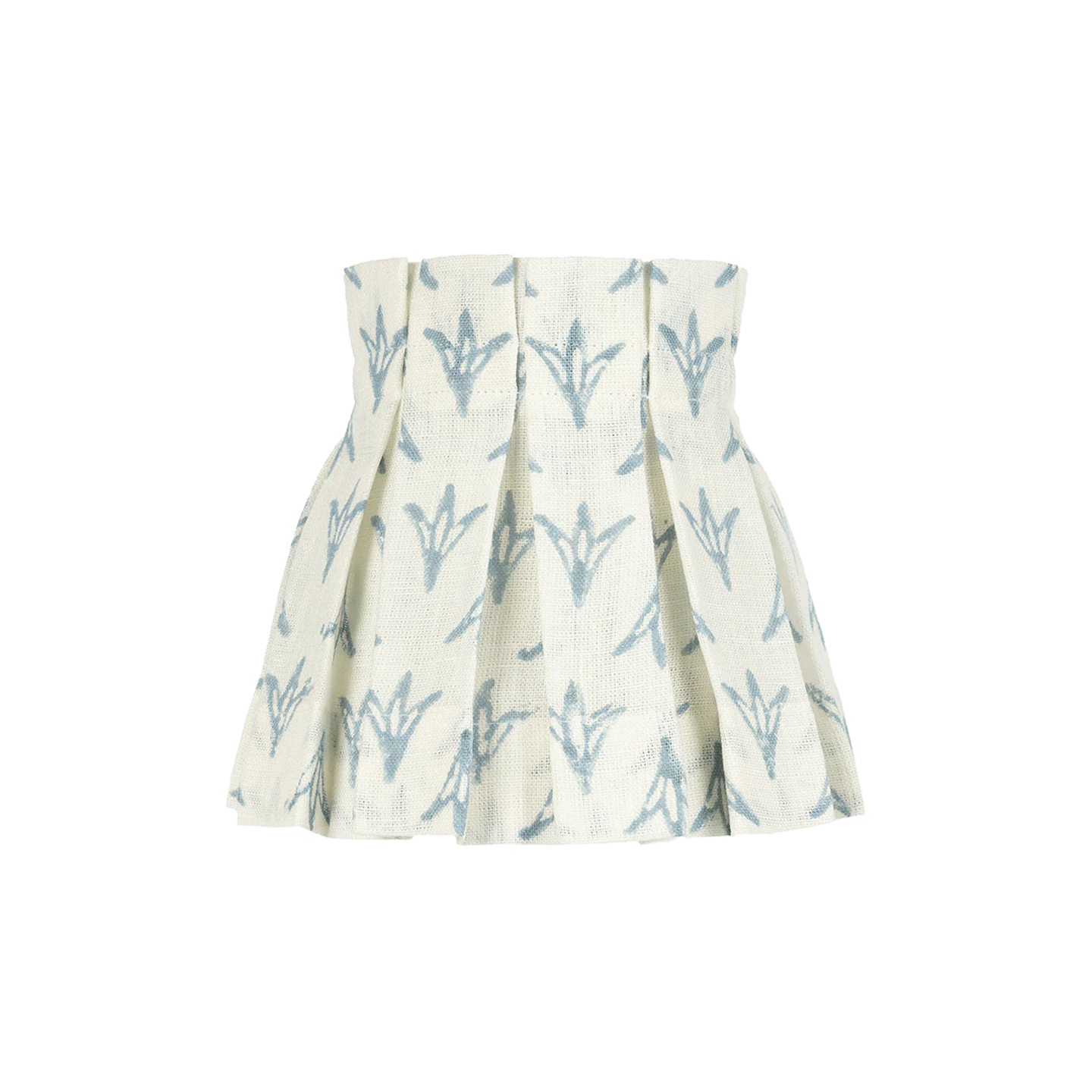 6 inch Petrol Papaya Linen Structured Box Pleat Lampshade