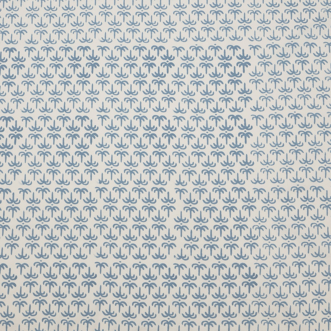 SAMPLE SALE - Blue Callaloo Cotton Fabric 5m (100cm wide)