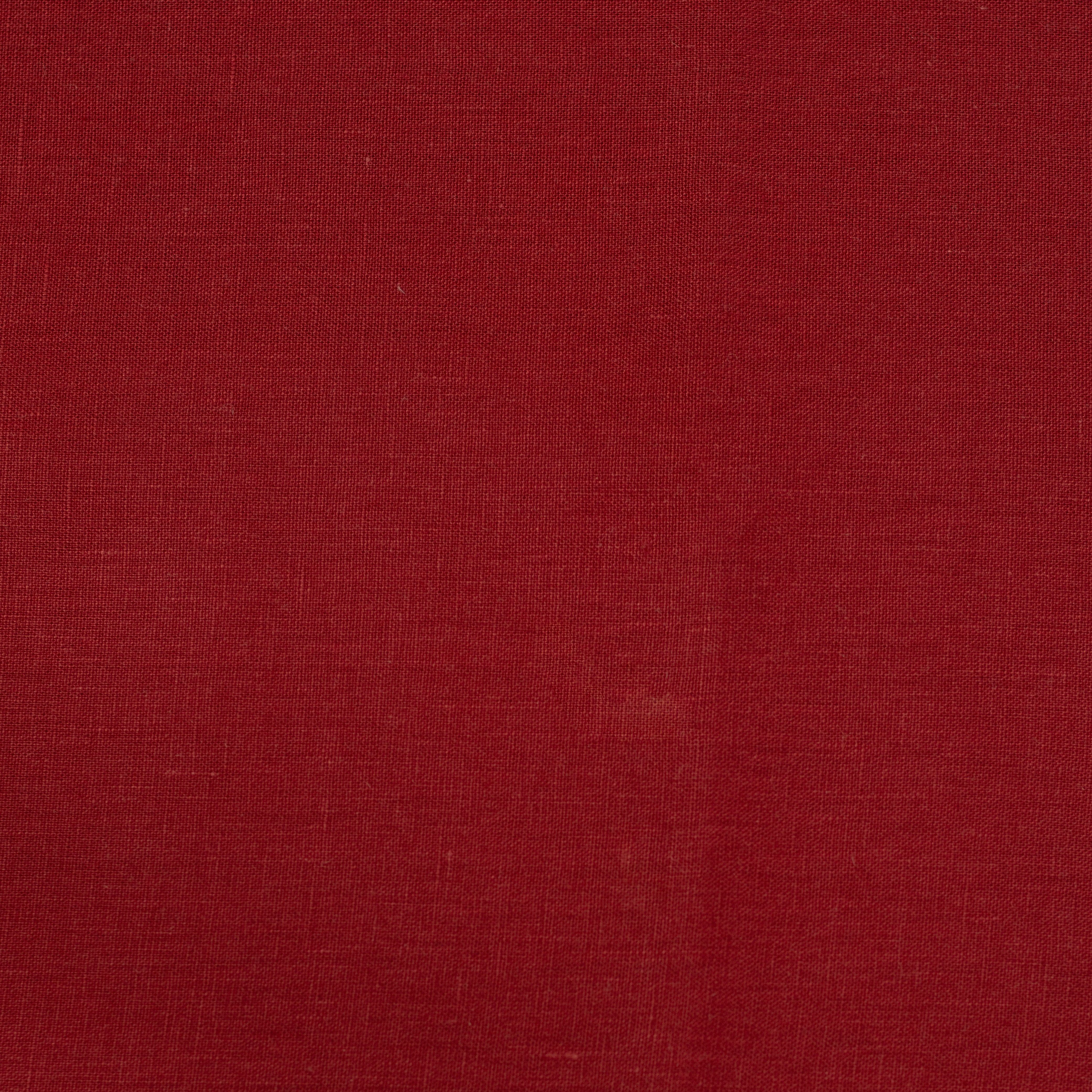 Carmine Linen Fabric