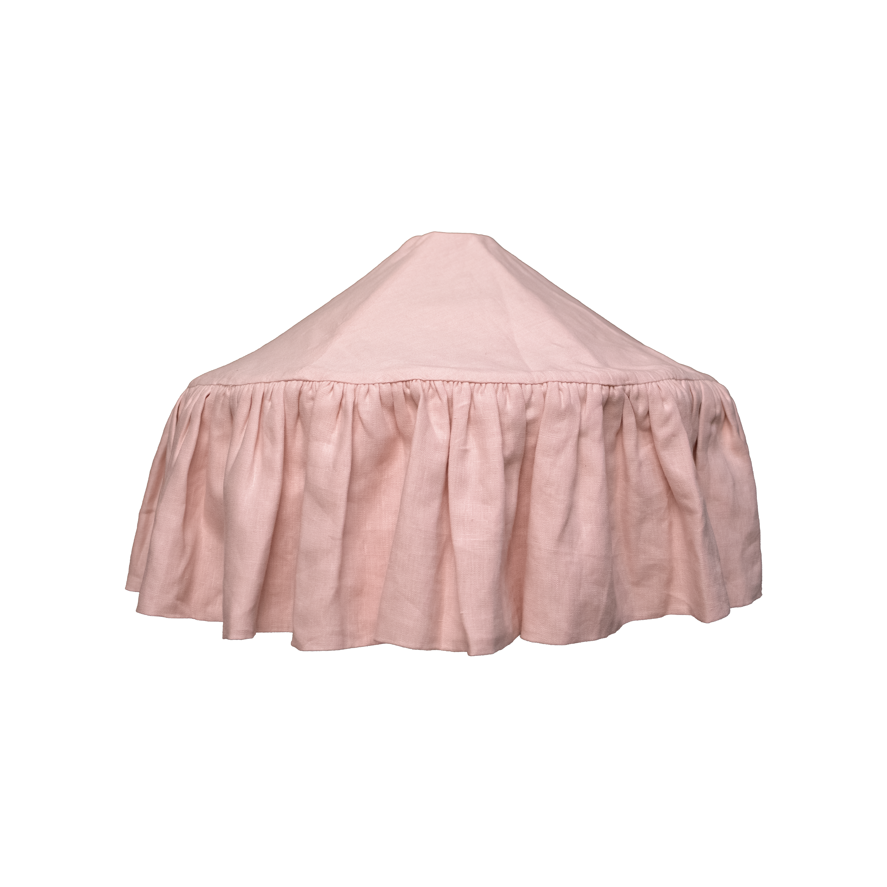Pale Pink Linen Pantry Lampshade