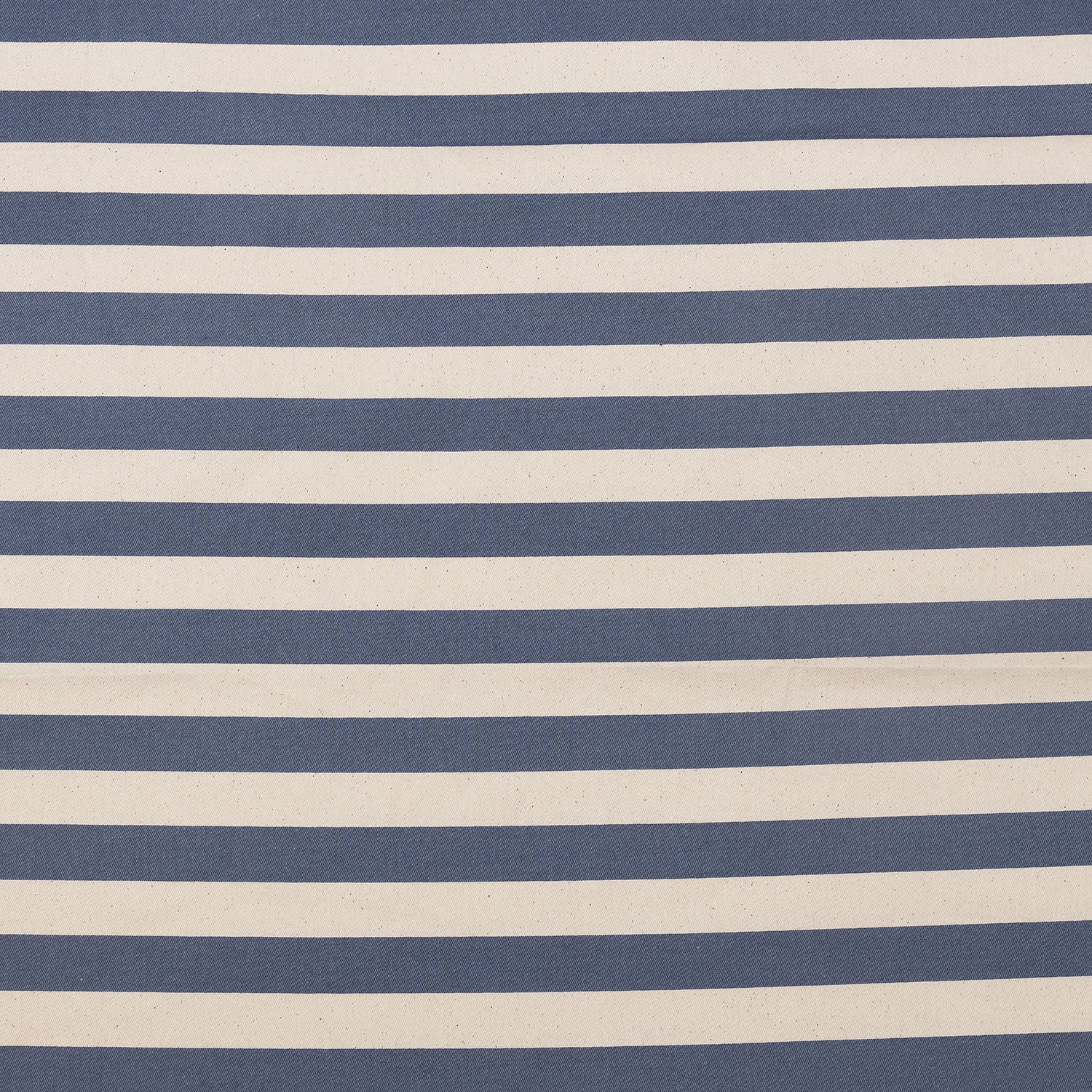 Denim Tangier Stripe Cotton Fabric