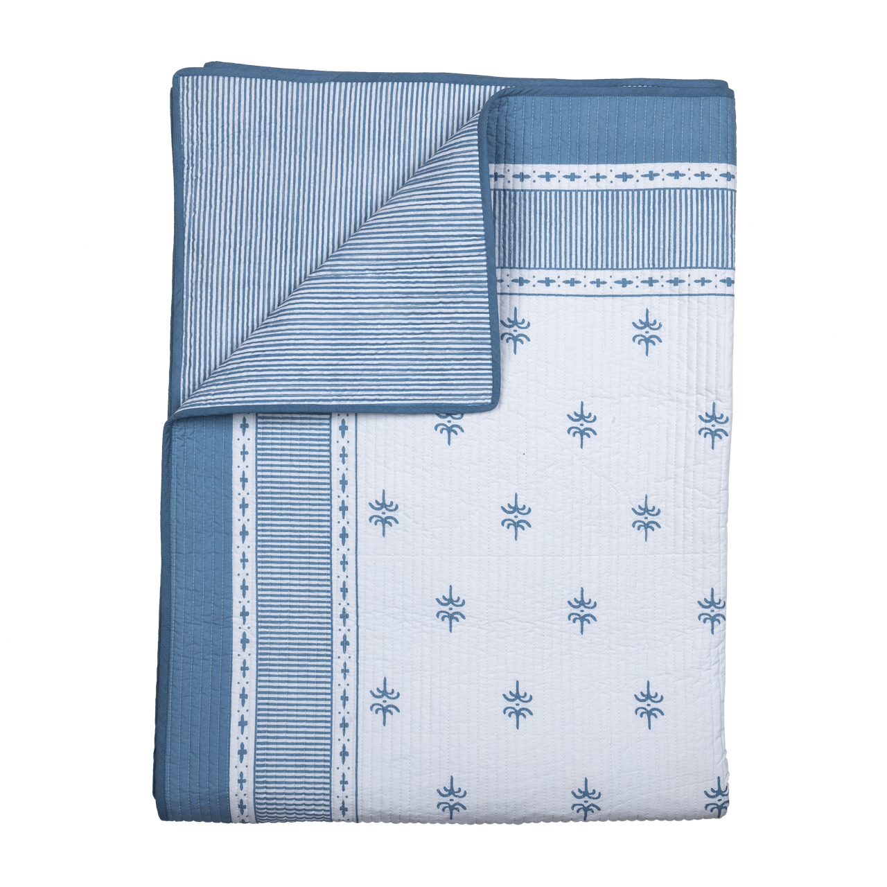 Blue Callaloo Quilt