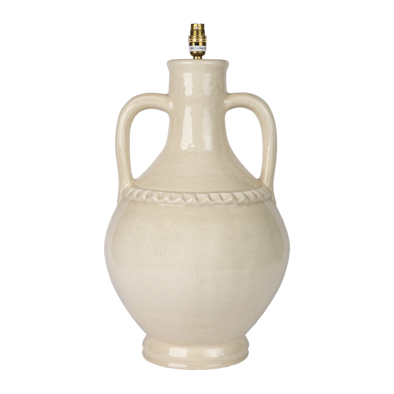 Ivory Arnold Lamp Base *PRE ORDER*