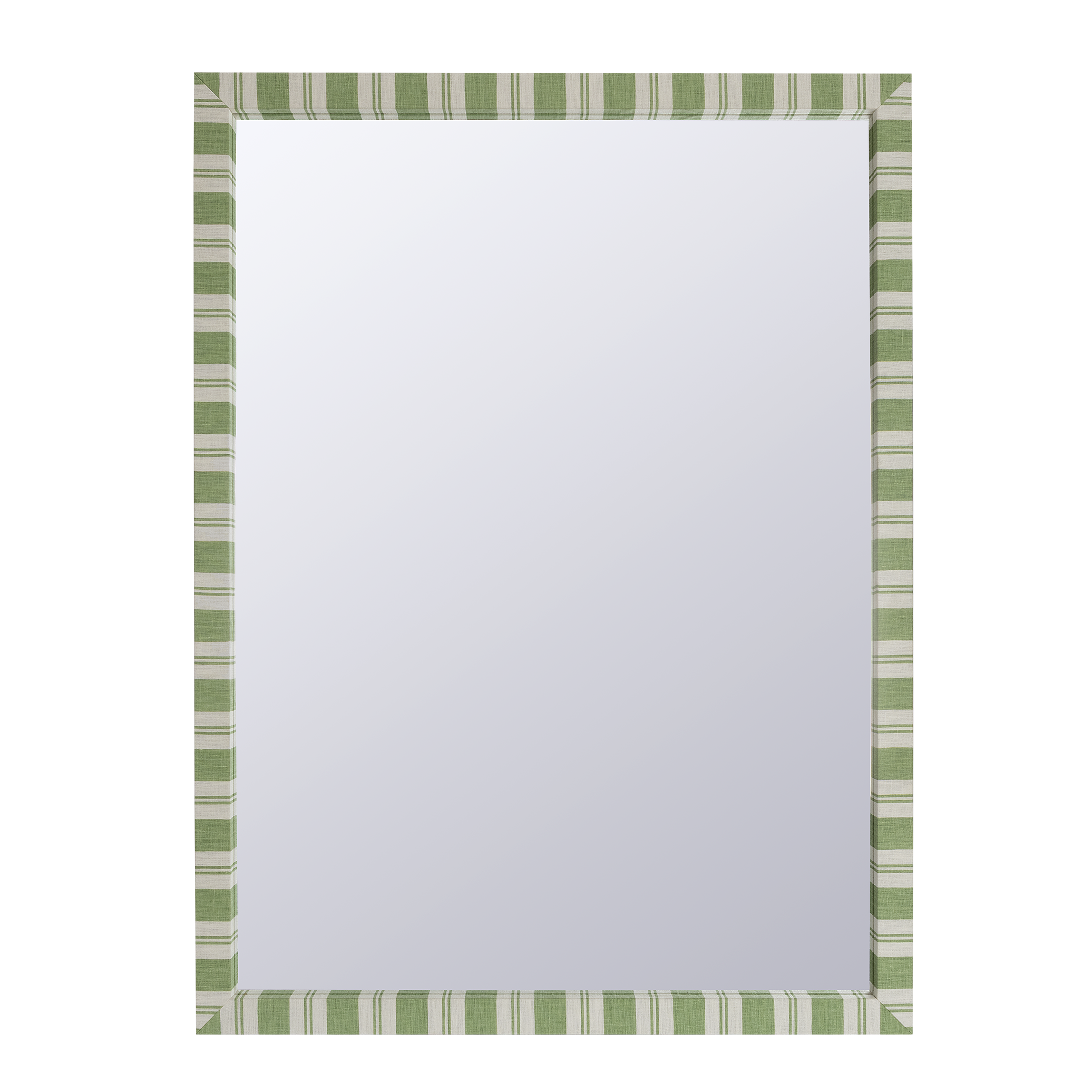 Raj Grasshopper Stripe Fabric Mirror