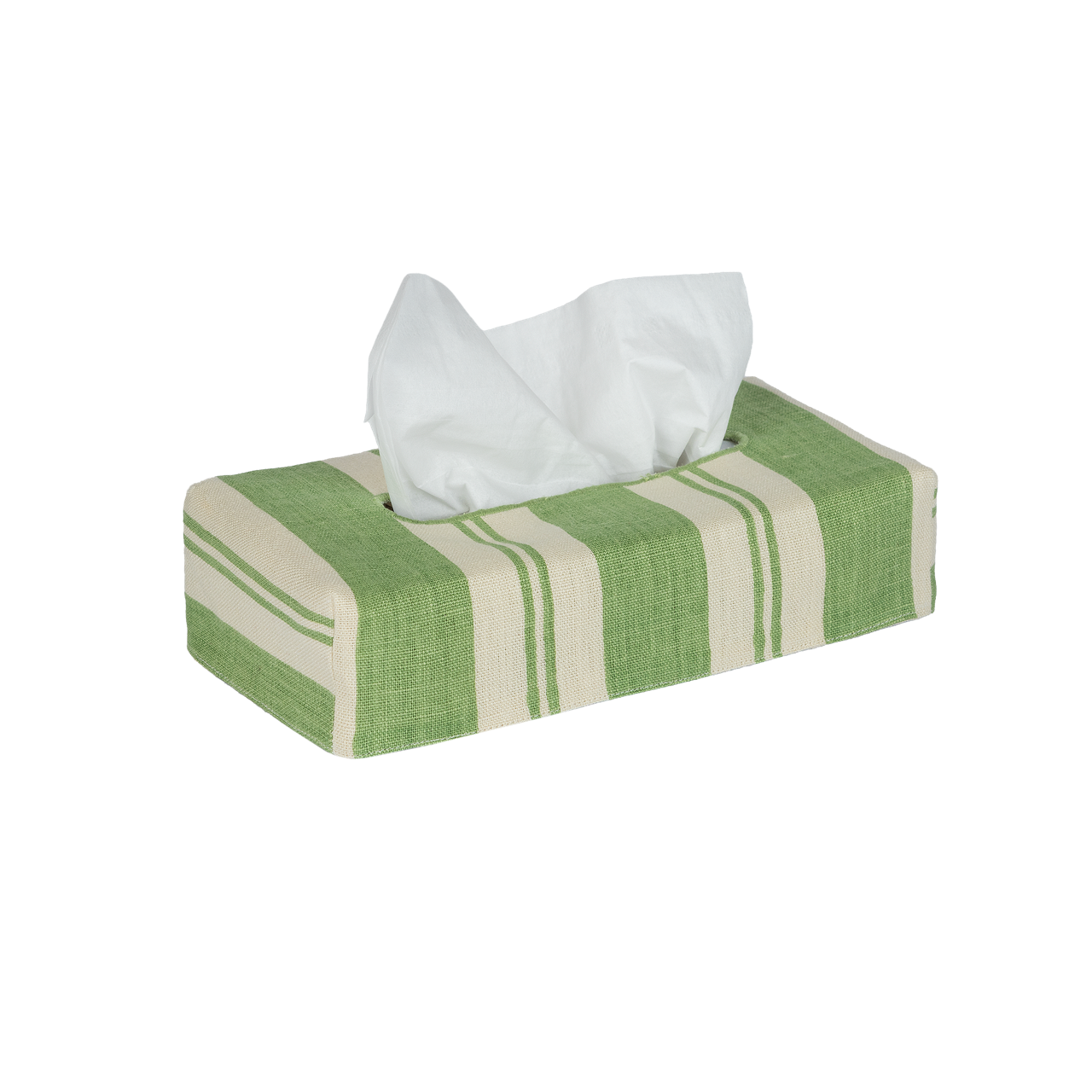 Skinny Raj Stripe Linen Tissue Box Cover