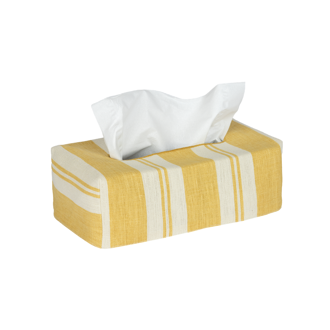 The OG Raj Stripe Linen Tissue Box Cover