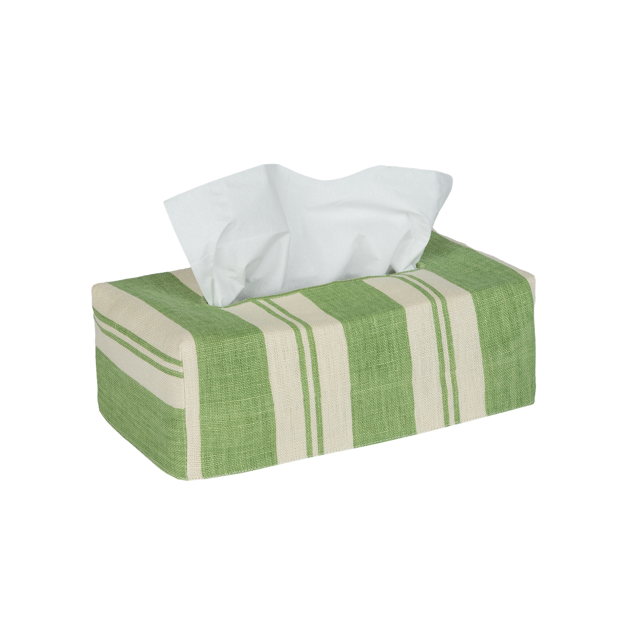 The OG Raj Stripe Linen Tissue Box Cover