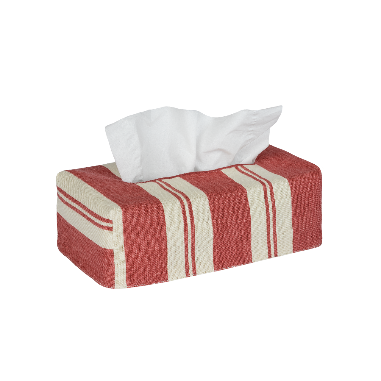 The OG Raj Stripe Linen Tissue Box Cover