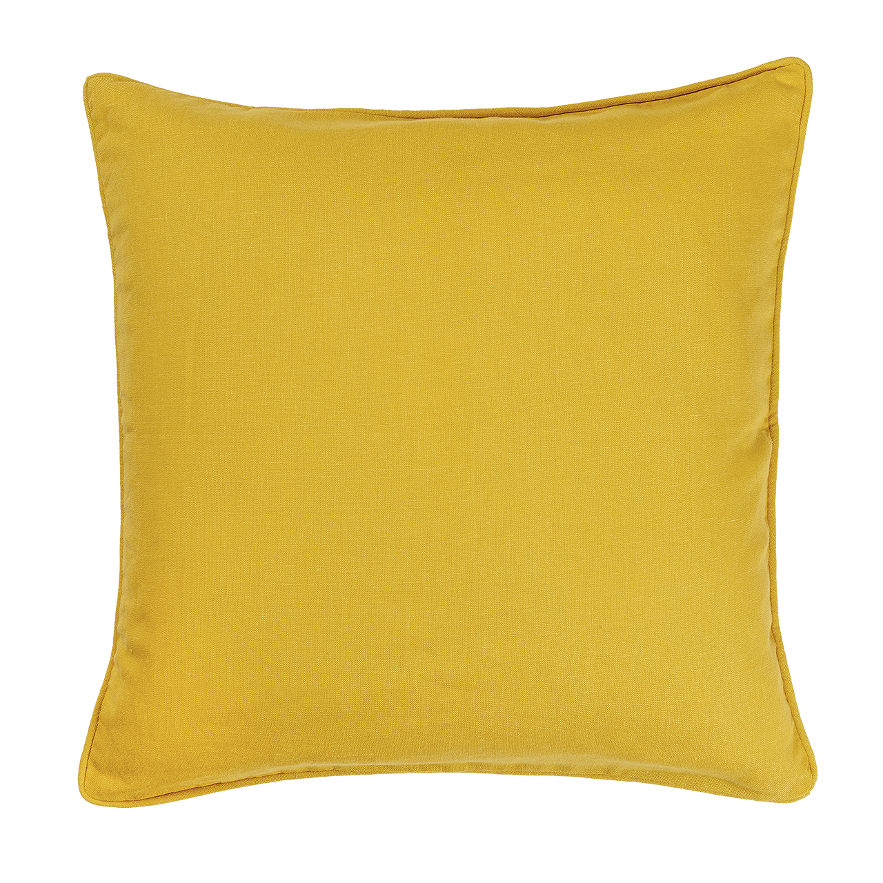 Turmeric Linen Square Cushion