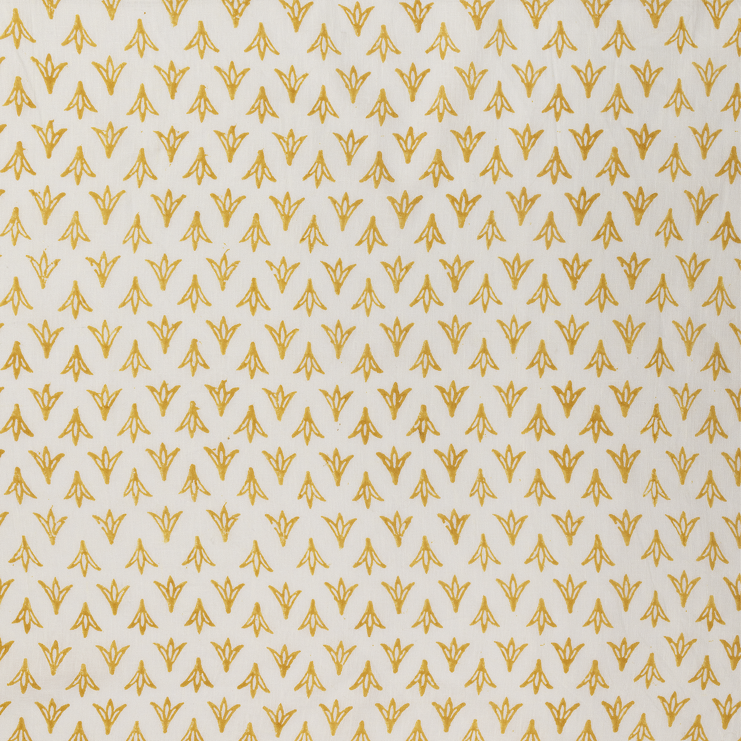 Daffodil Papaya Linen Fabric (Milk Base)