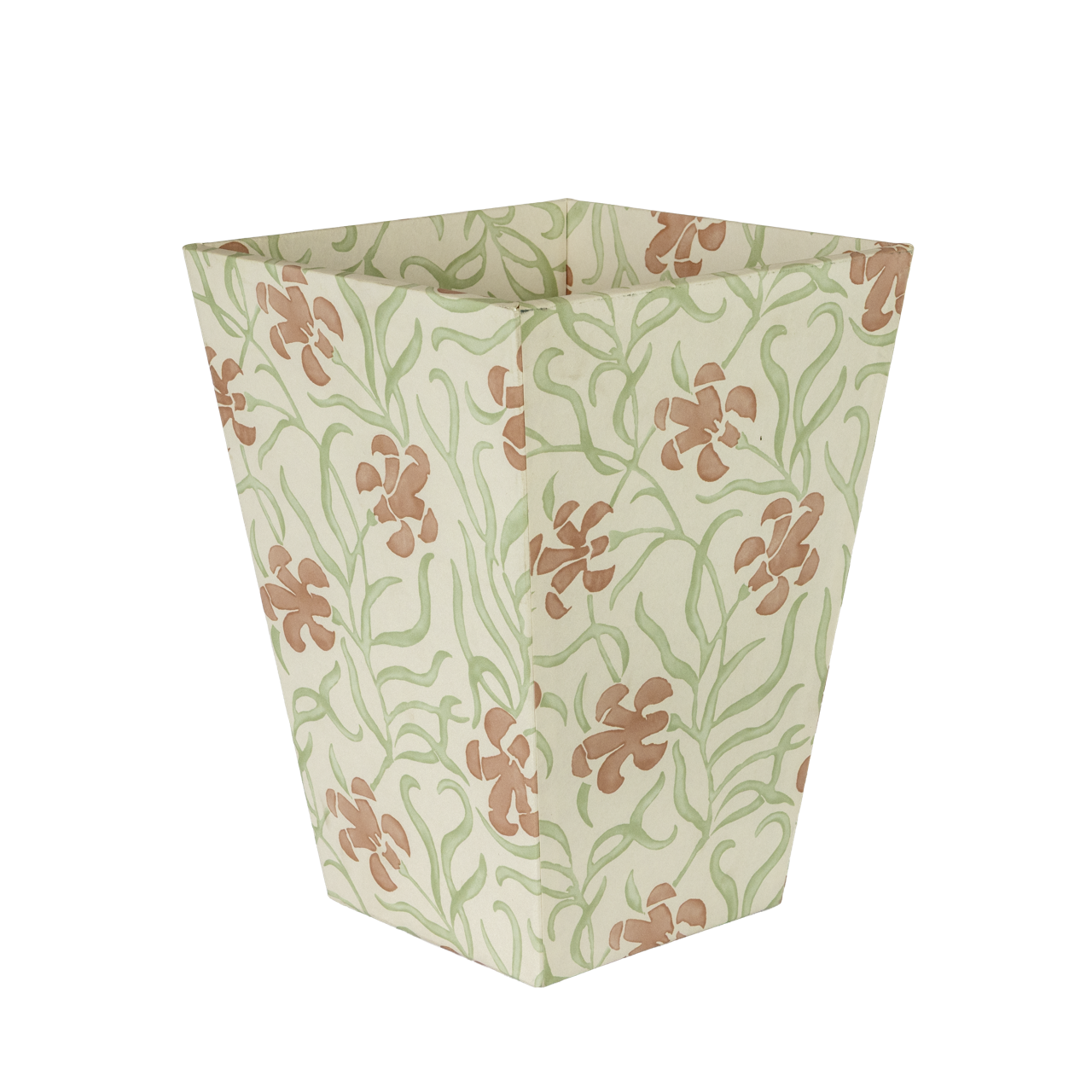 Okra Terracotta Palm Waste Paper Bin