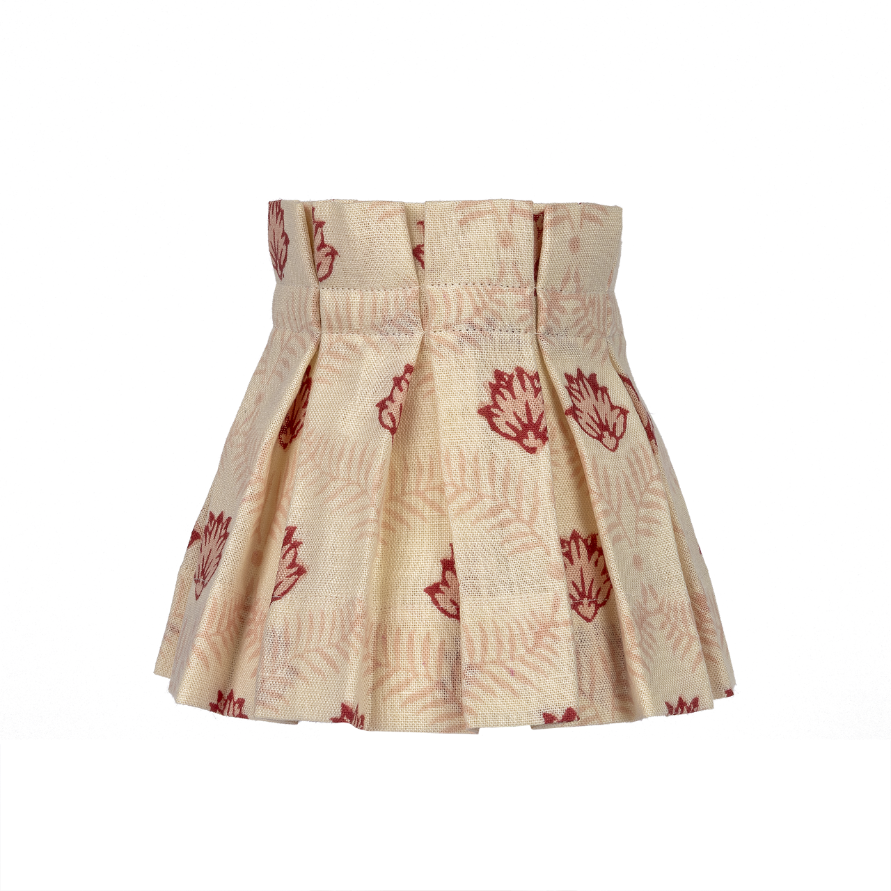 6 inch Lotus Jaipur Linen Structured Box Pleat Lampshade