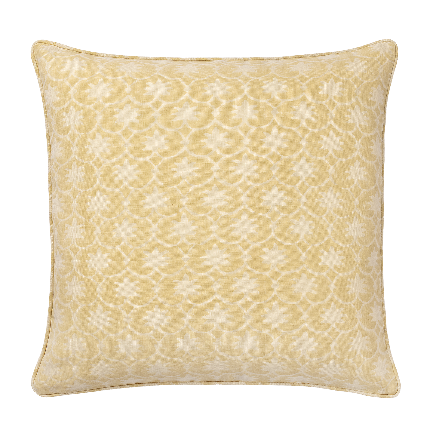 Oat Inverse Palm Grove Piped Cushion