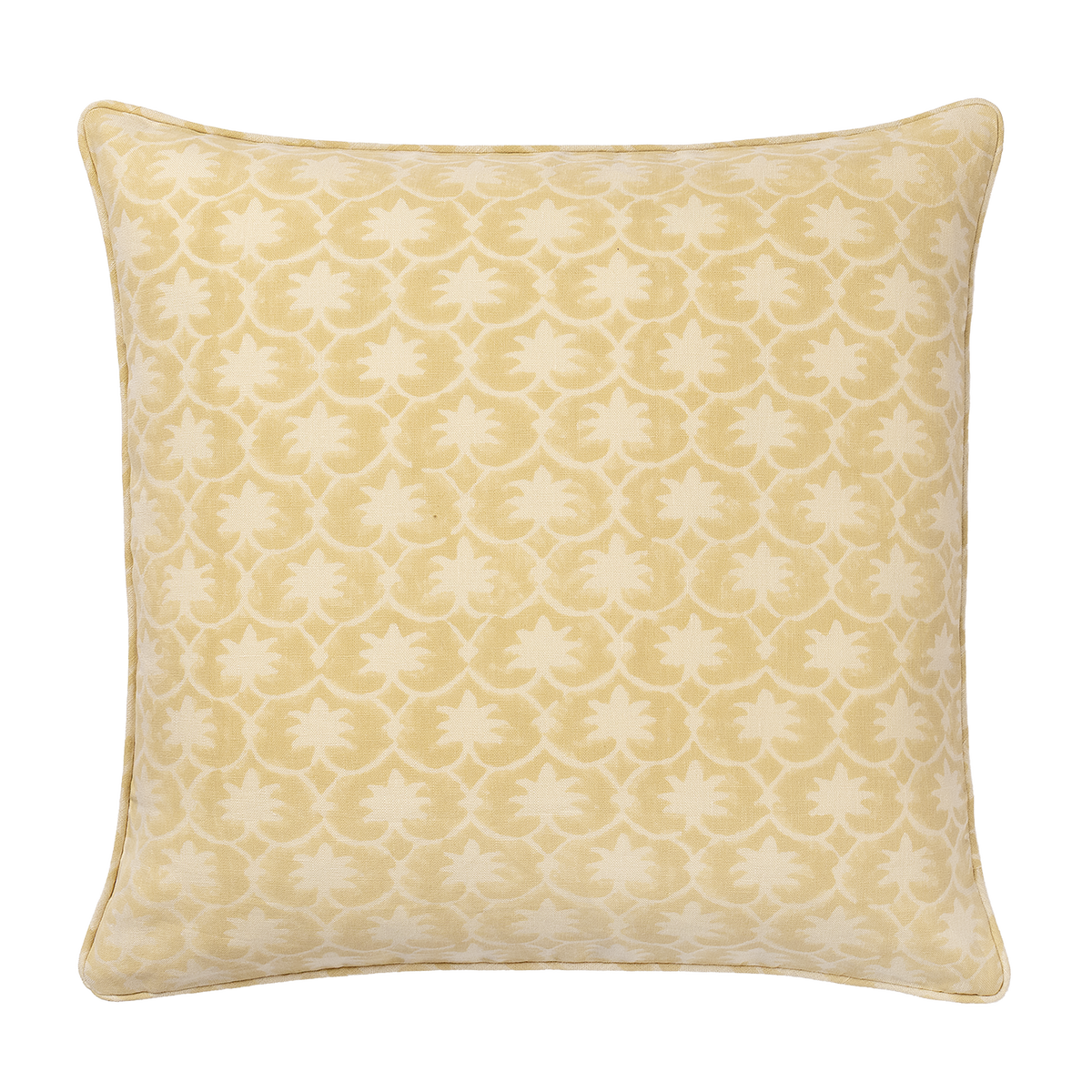 Oat Inverse Palm Grove Piped Cushion