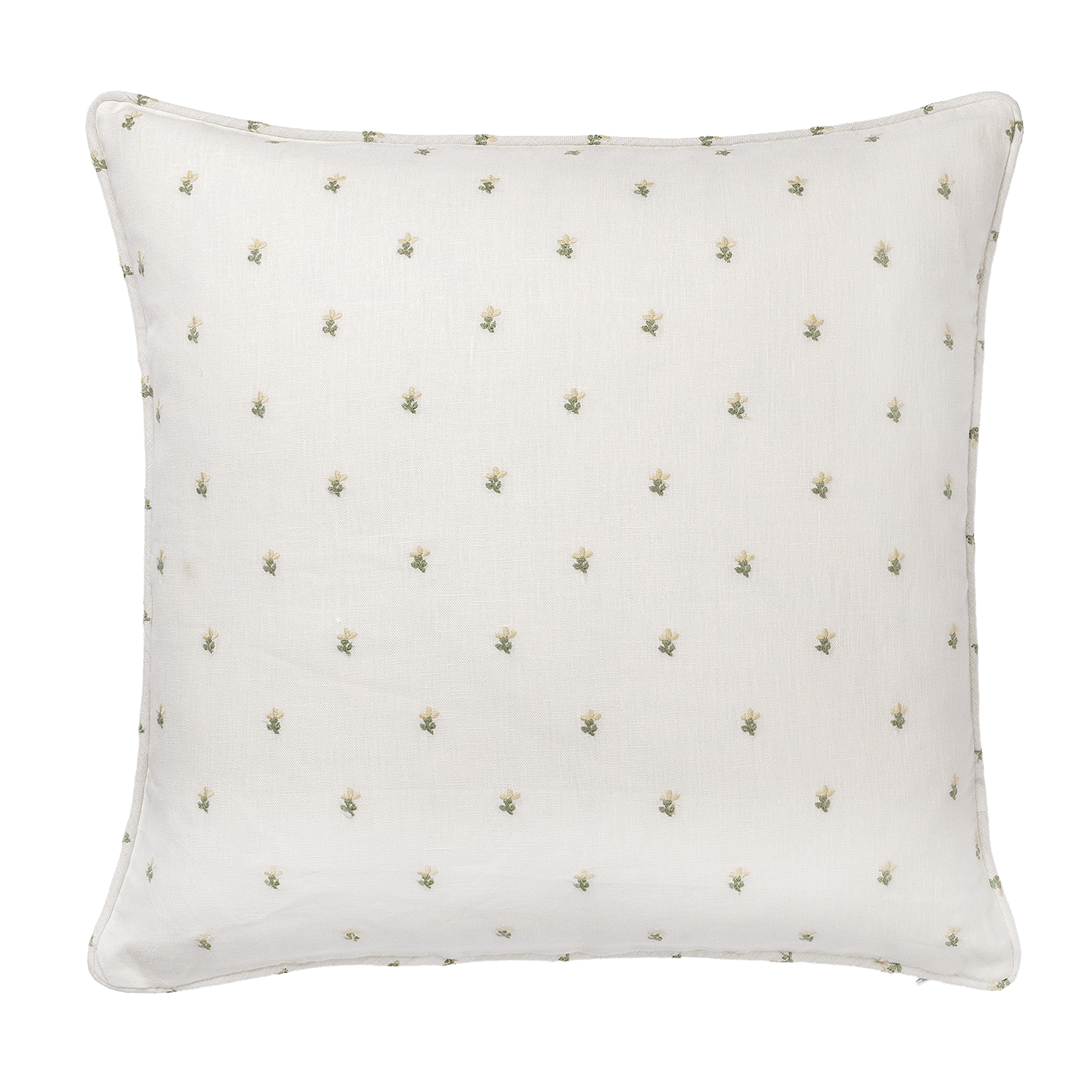Embroidered Margarita Piped Cushion