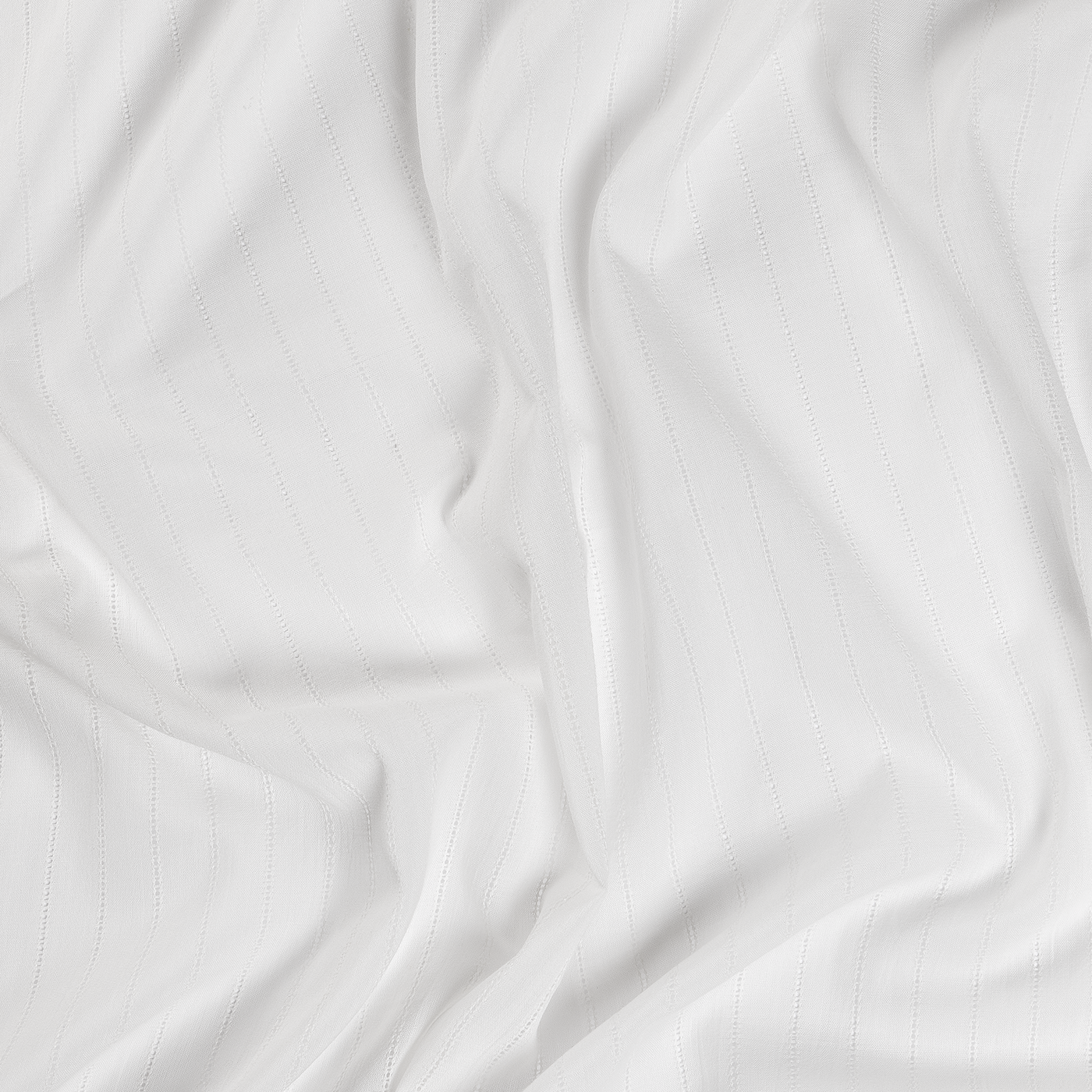 Pimlico Stripe Fabric - White