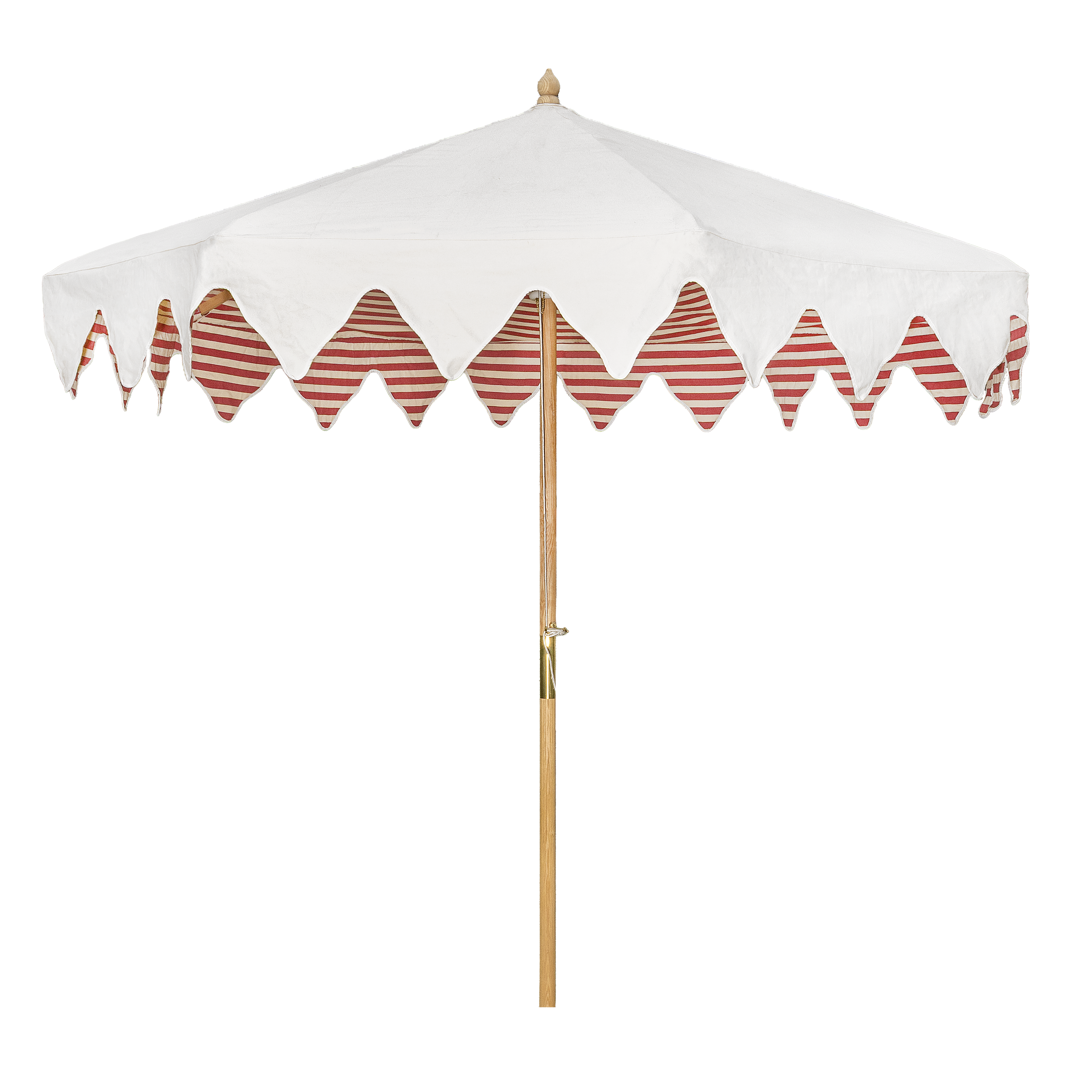 Tangier Red Stripe Parasol