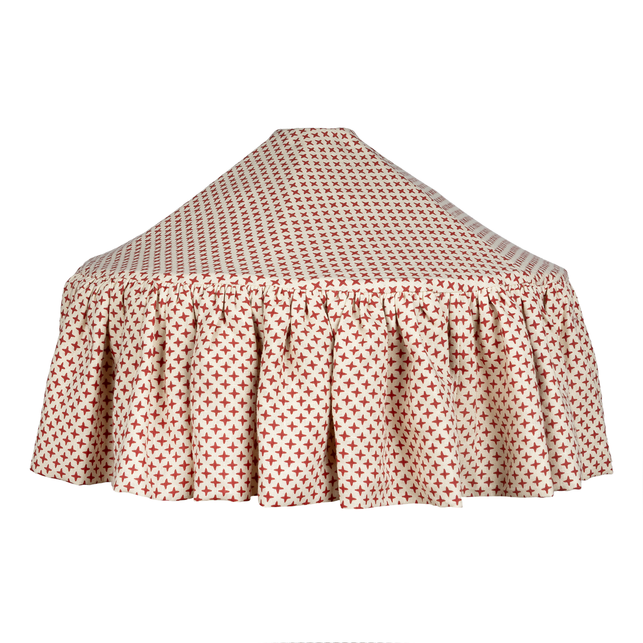 Fez Red Cross Linen Pantry Lampshade