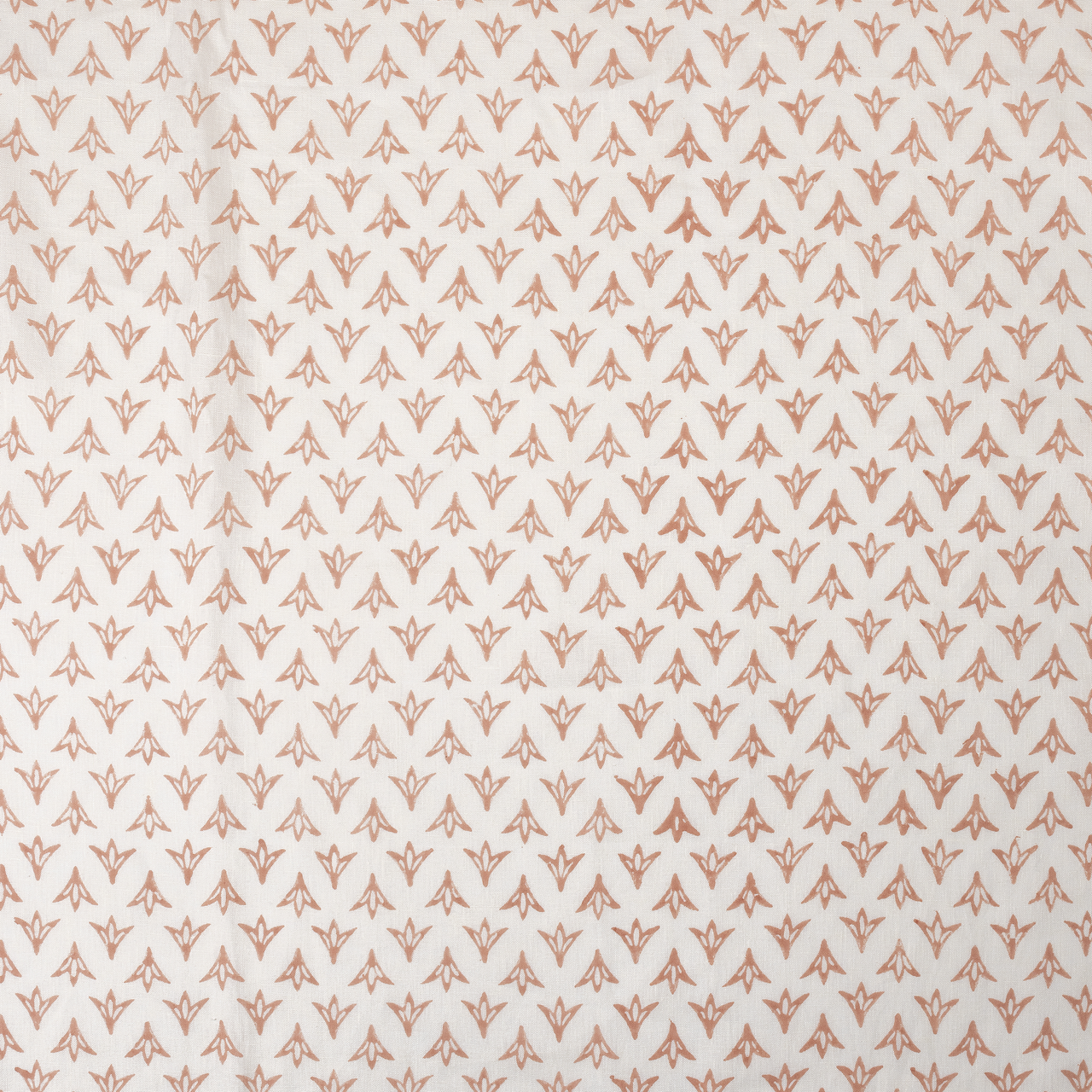 SAMPLE SALE Flamingo Papaya Linen Box Pleat Lampshades