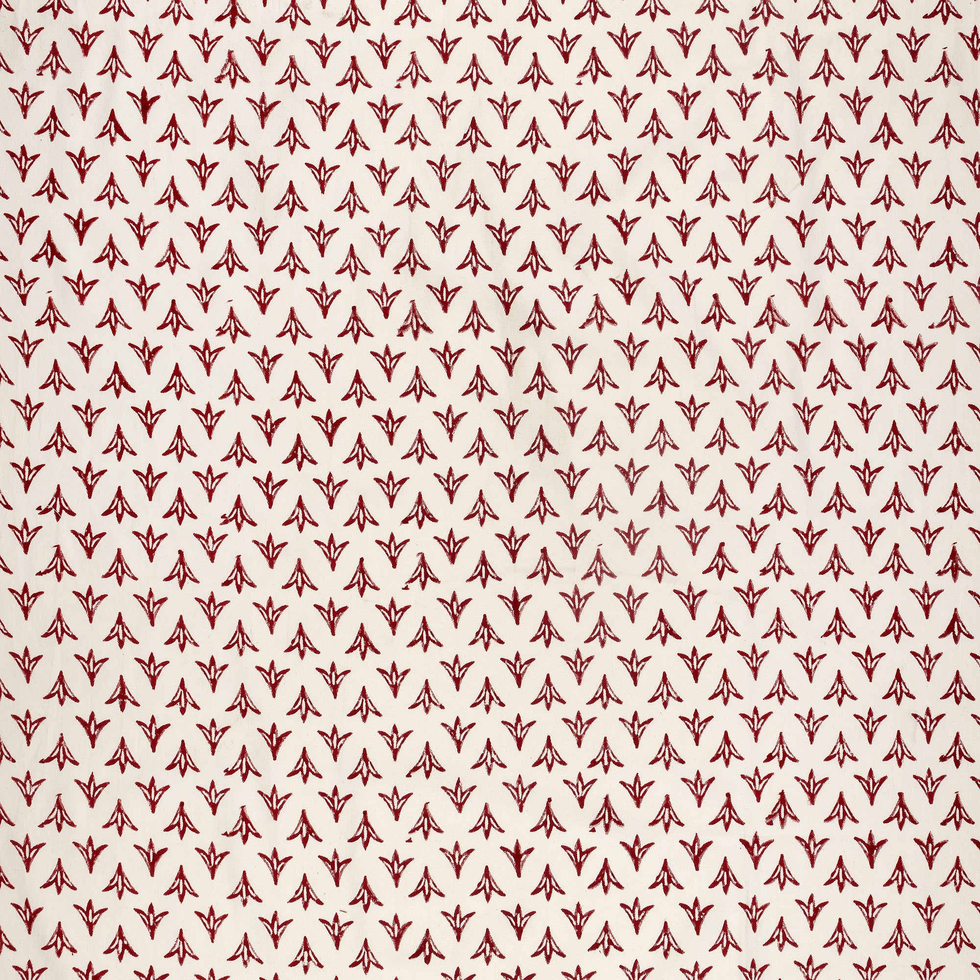 CLEARANCE - UK Single Poppy Papaya Cotton Ruffle Bed Valance