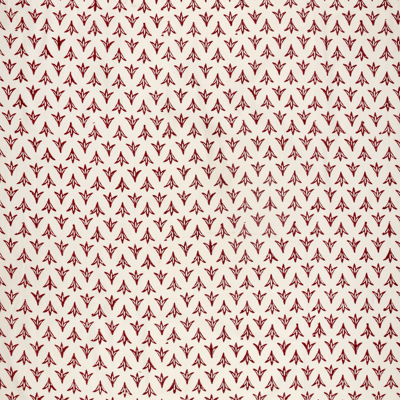 SAMPLE SALE - Poppy Papaya Linen Fabric 1m