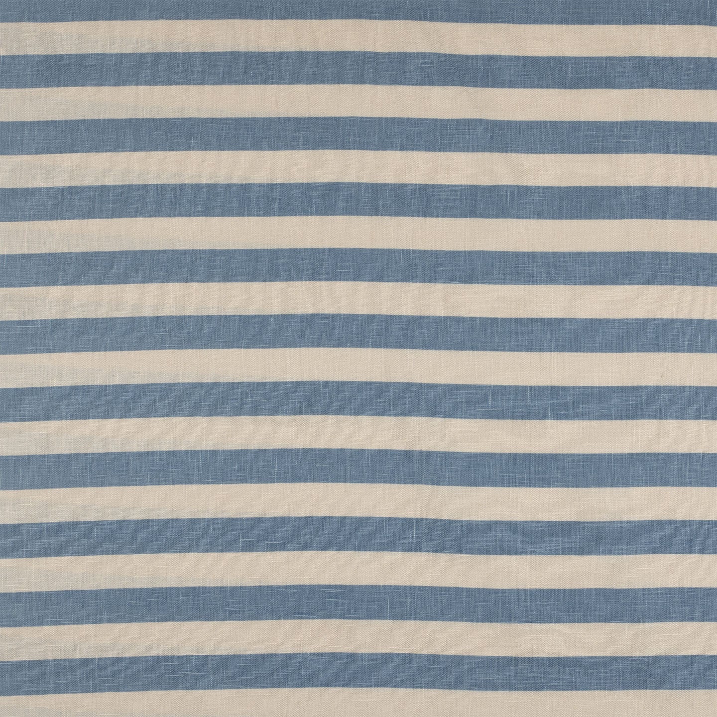 Tangier French Blue Stripe Linen