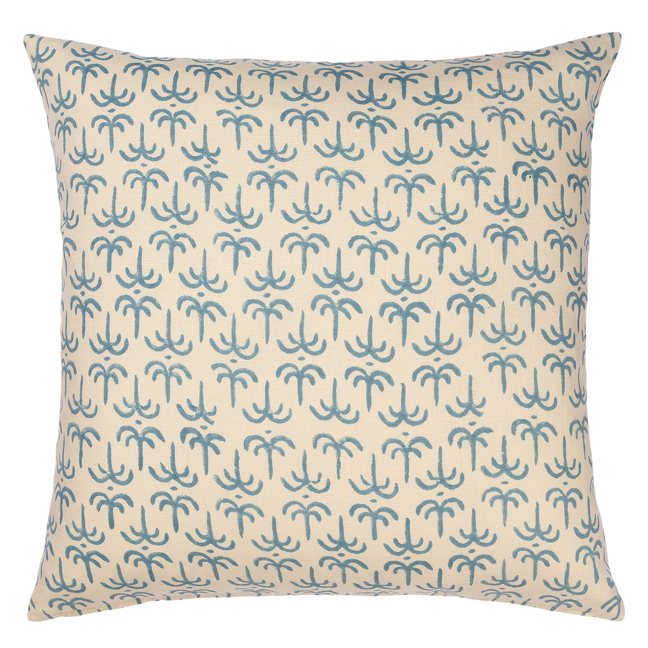 Blue Callaloo Square Cushion
