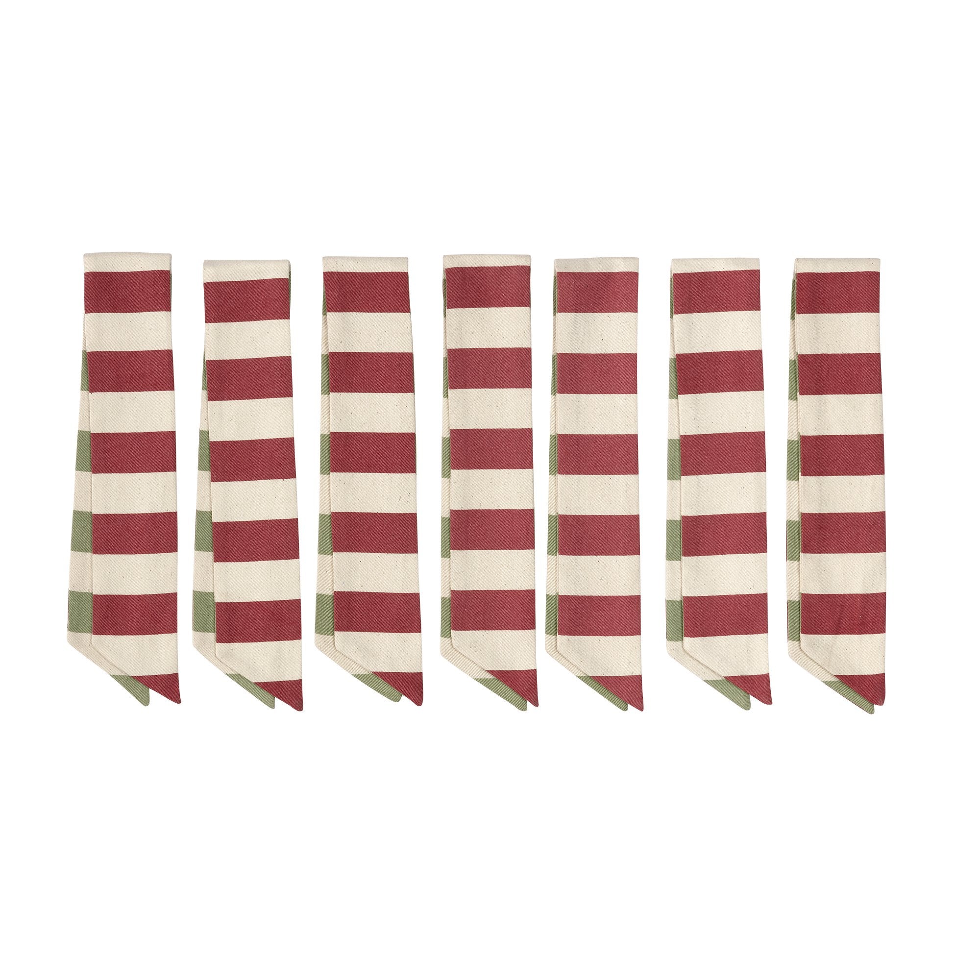 Candy Cane Ties - Set of 8 - Alice Palmer & Co