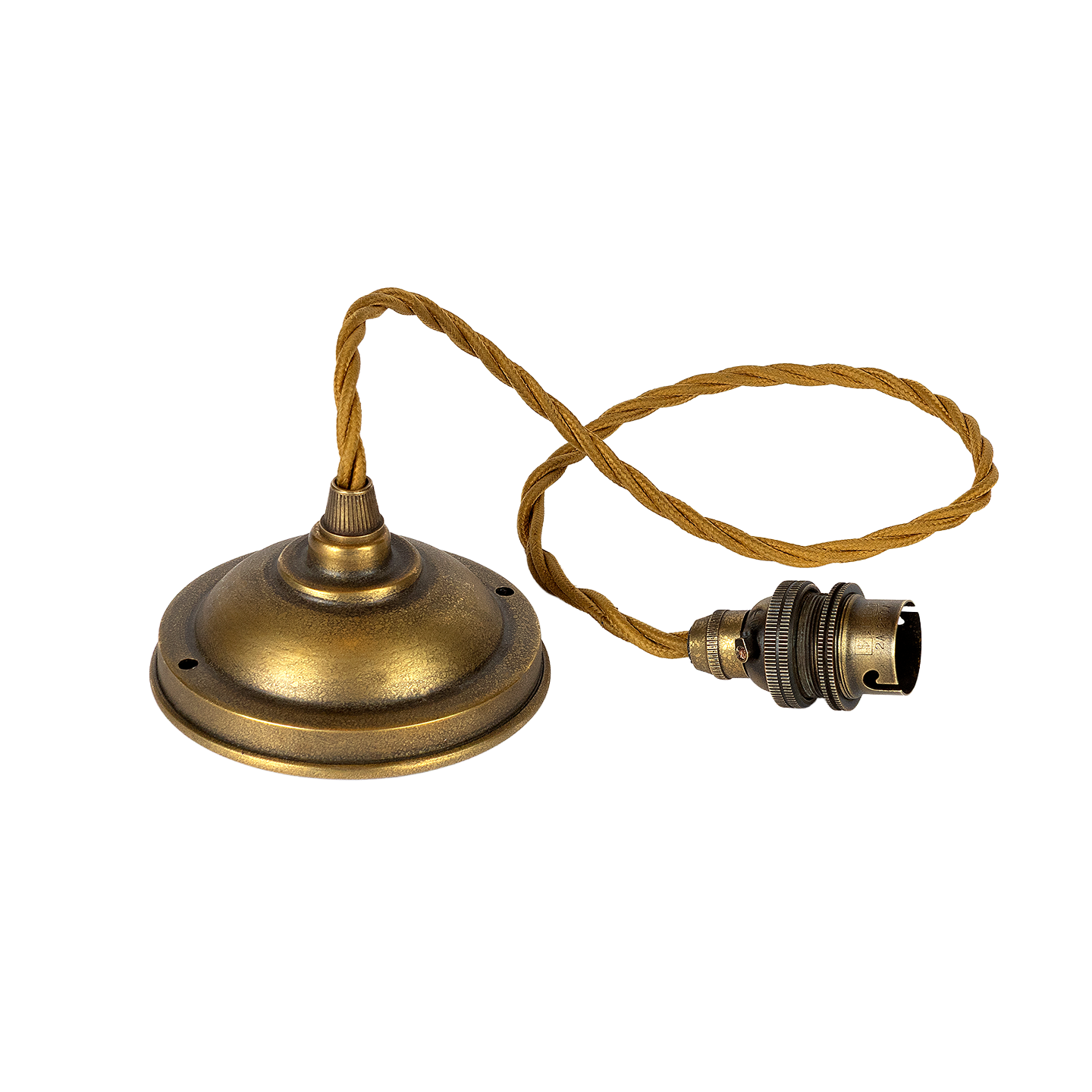 Antique Brass Pendant Fitting