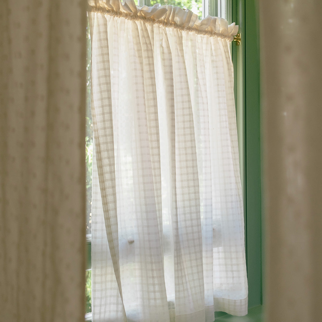 Checked Cheesecloth Fabric