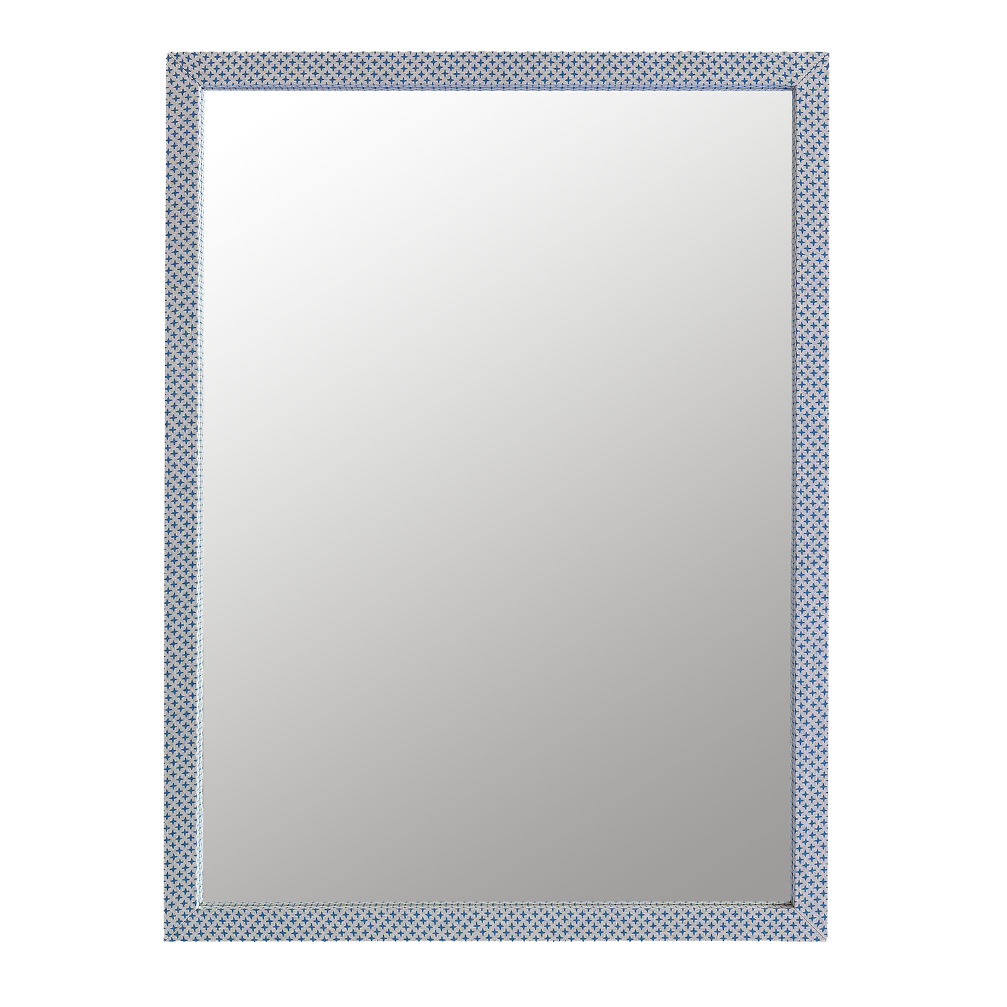 Fez Blue Cross Fabric Mirror