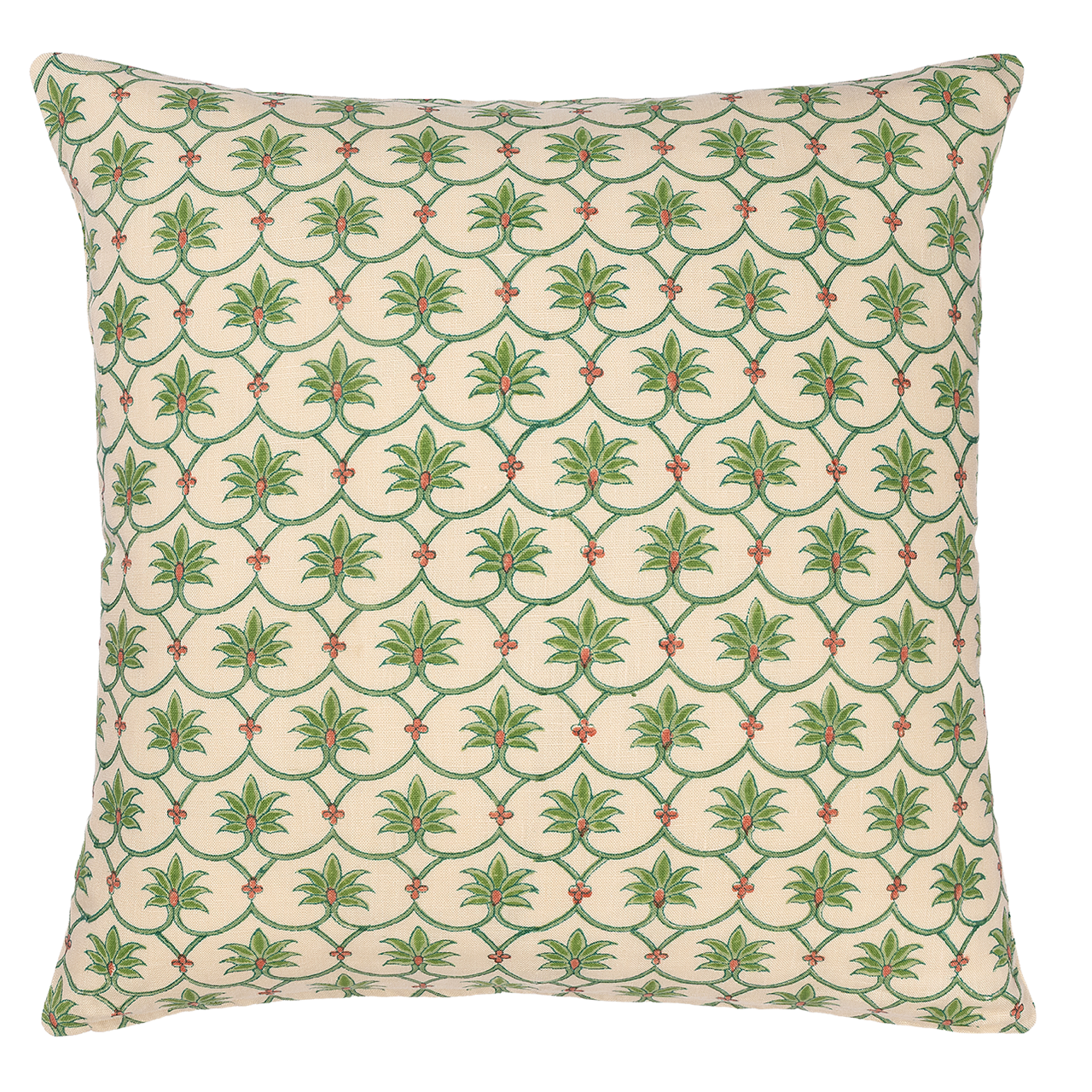 Grasshopper Palm Grove Square Cushion