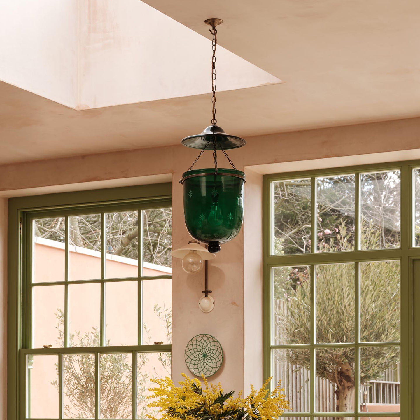 Bottle Green Hundi Lantern