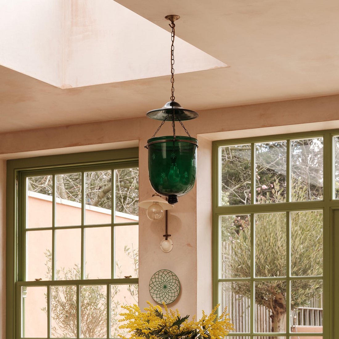 Bottle Green Hundi Lantern