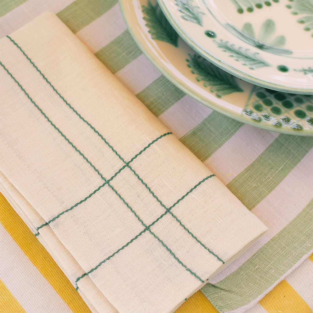 The Kitchen Napkin  - Green (set of 4)