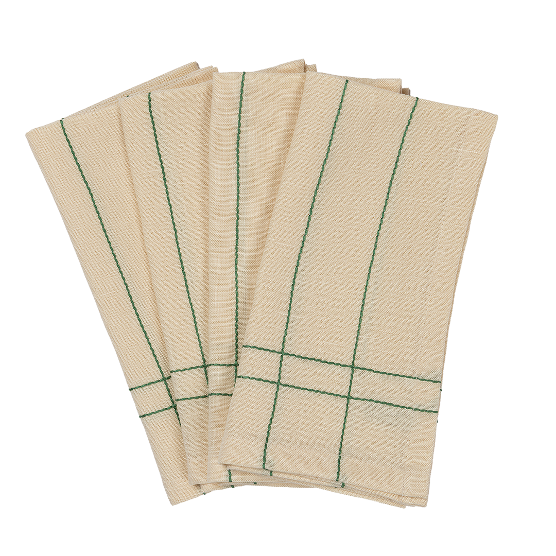 The Kitchen Napkin  - Green (set of 4)
