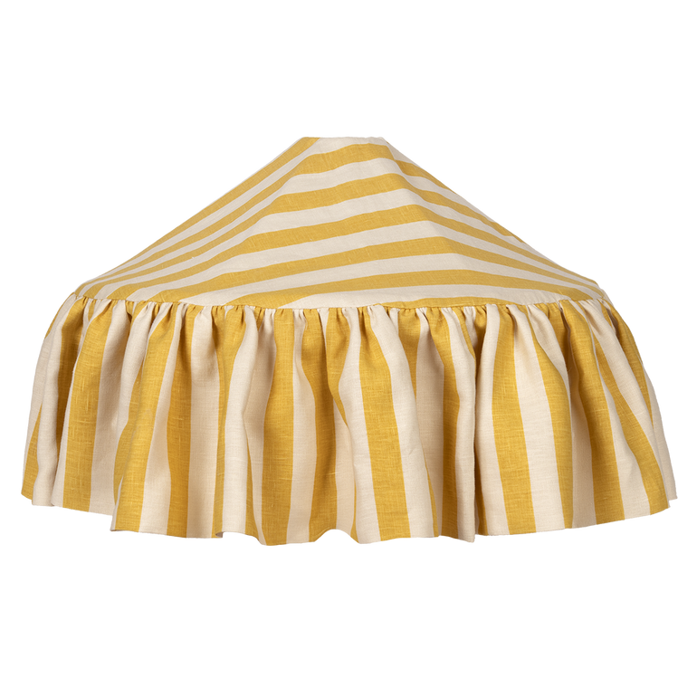 Mustard Tangier Stripe Cotton Fabric