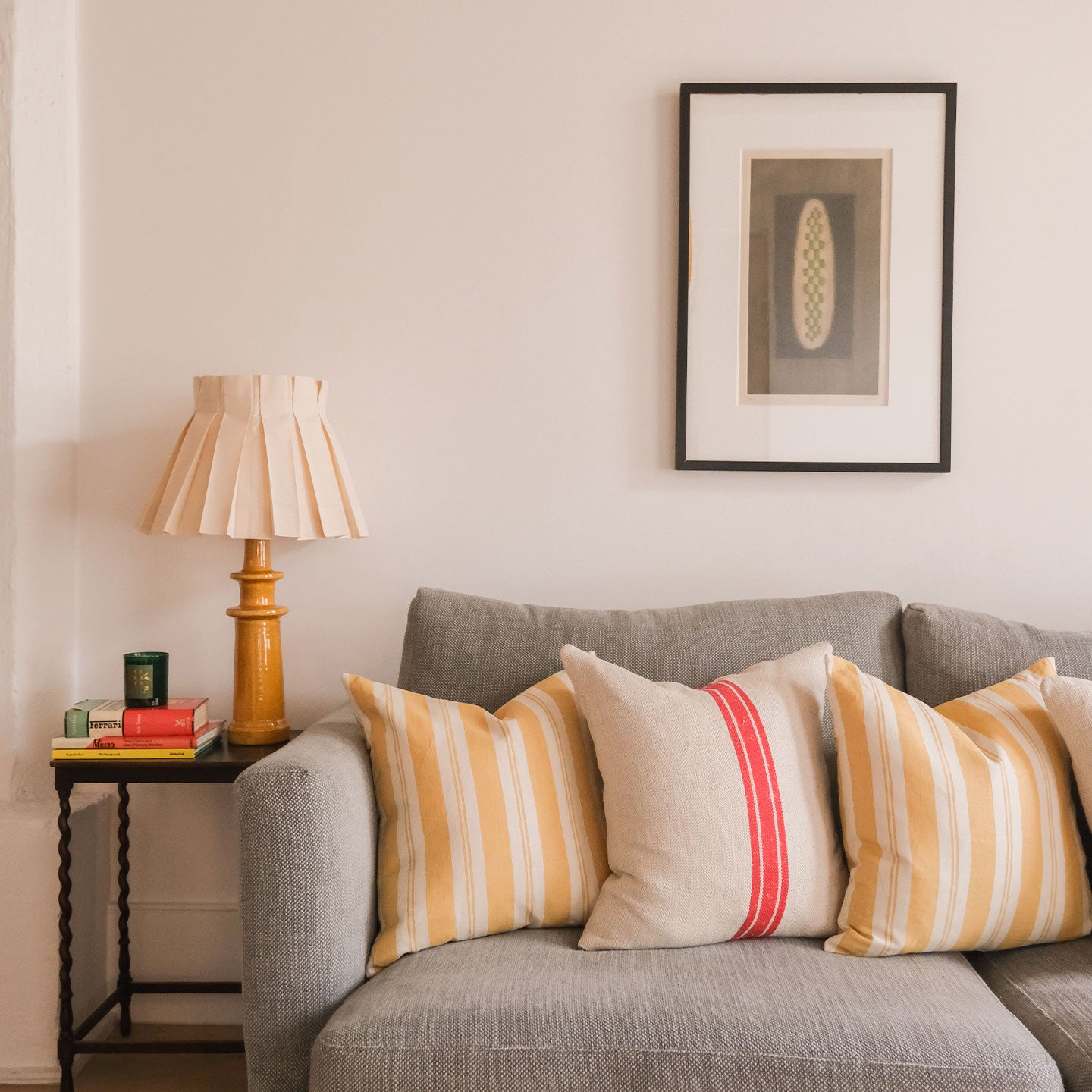 Calico Structured Box Pleat Lampshade