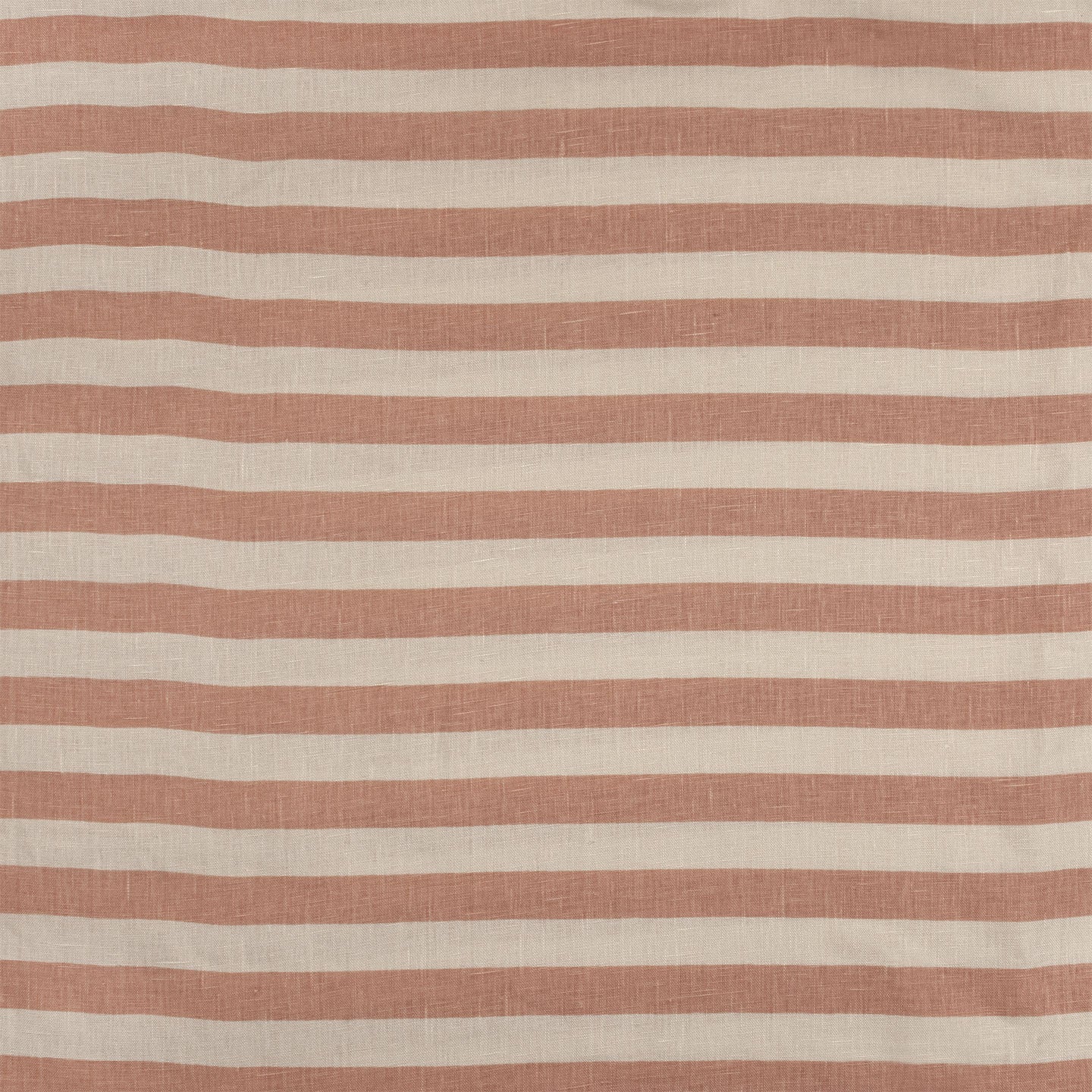 Tangier Rhubarb Stripe Linen