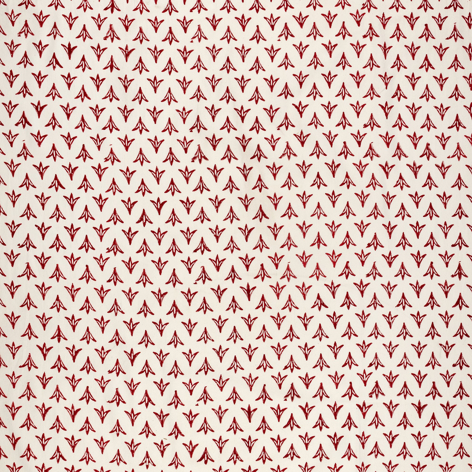 Poppy Papaya Cotton Fabric - Alice Palmer & Co