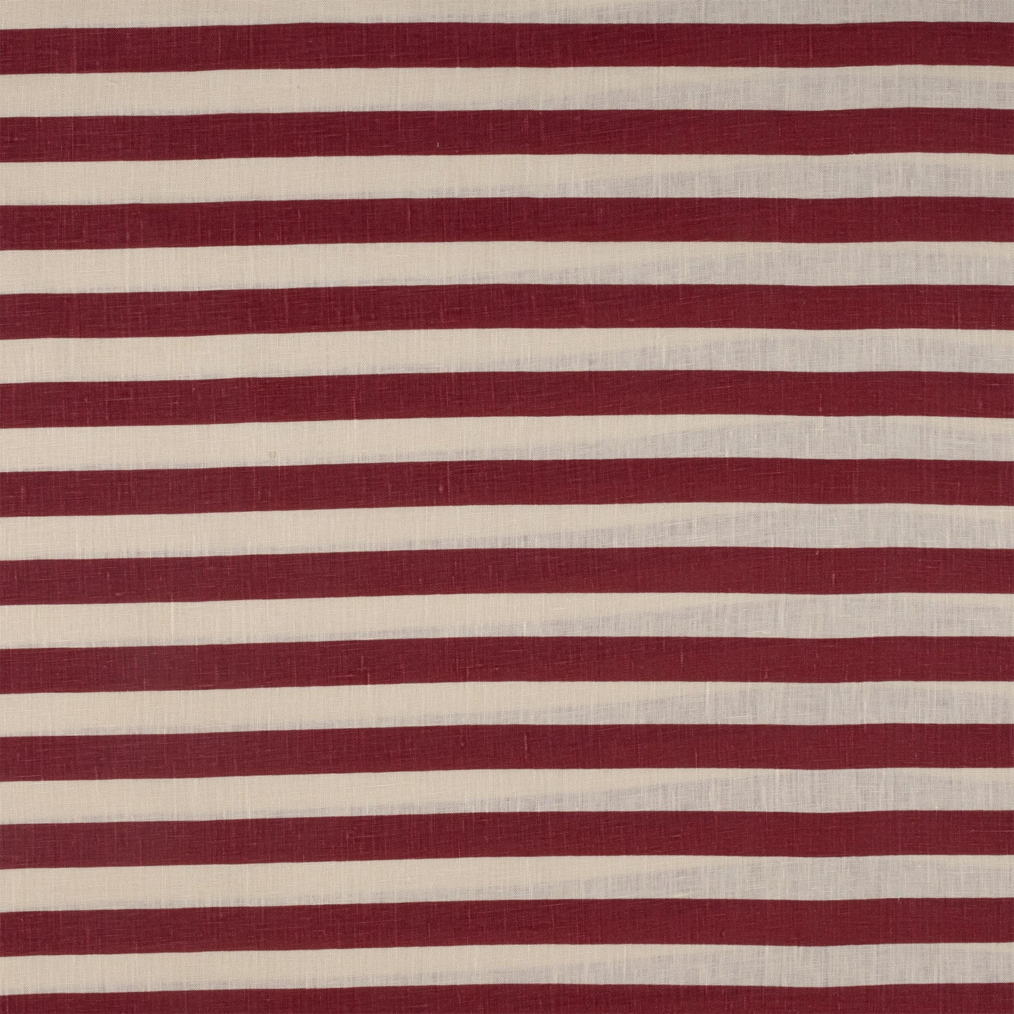 Tangier Red Stripe Linen