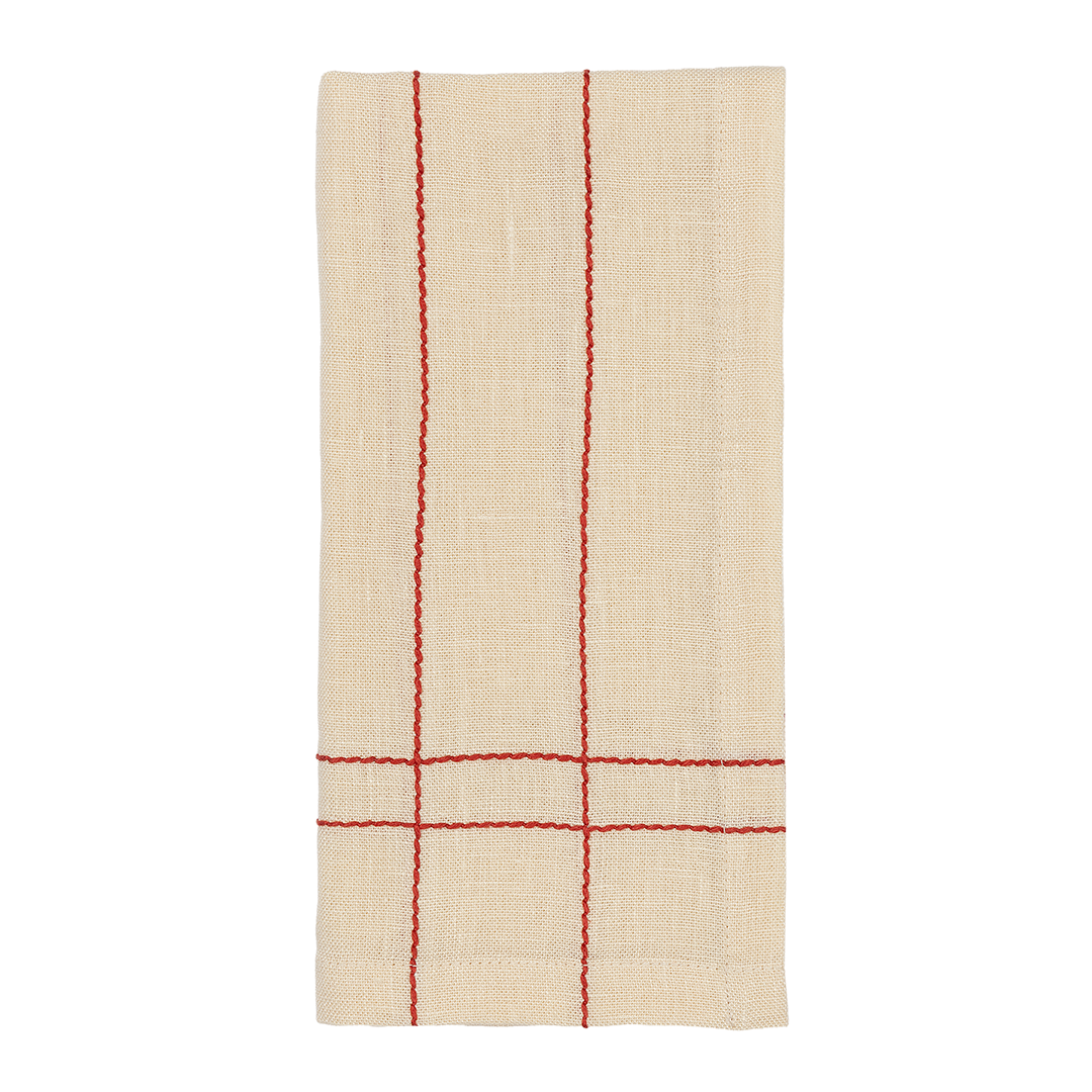 The Kitchen Napkin  - Red (set of 4)