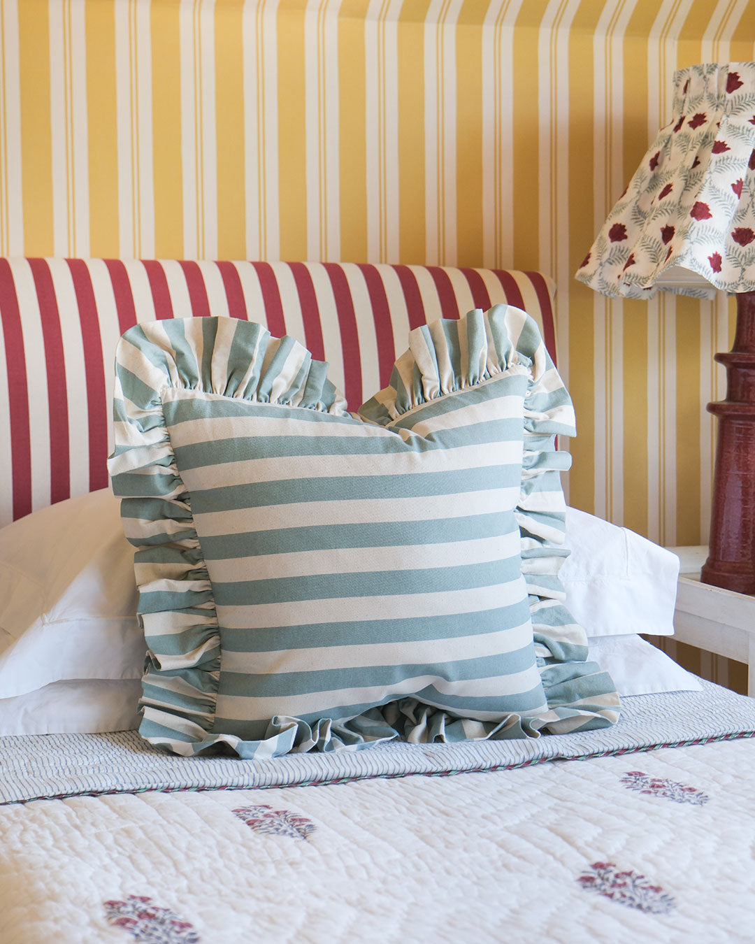 Iceberg Tangier Stripe Cotton Fabric