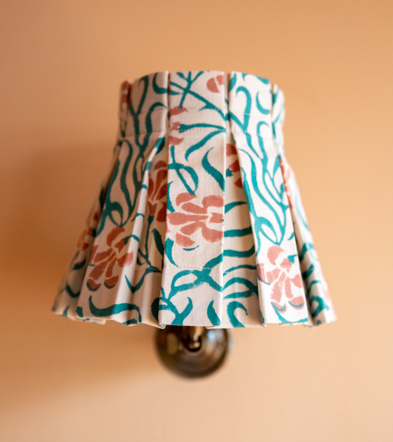 6" Okra Cotton Candle Clip Lampshade